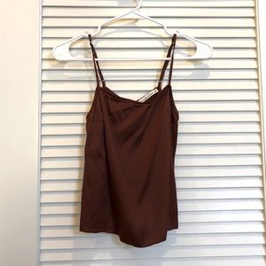 Abercrombie & Fitch Brown Satin Cami